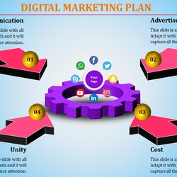 Unique Digital Marketing Plan Template And Google Slides