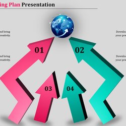 Splendid Use Digital Marketing Plan Template Presentation Get