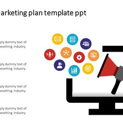 Very Good Amazing Digital Marketing Plan Template Design