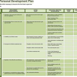 Perfect Personal Leadership Development Plan Template Sample Example Nurses Singular Amazing