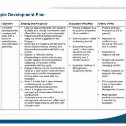 Leadership Development Plan Template