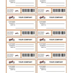 Matchless Blank Shipping Label Template New Free Templates Excel