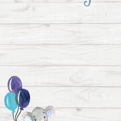 Splendid Baby Shower Elephant Invitation Templates Invitations Printable Boy Template Birthday Choose Board