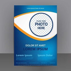 Cool Blank Business Flyers Templates Free File For Background Flyer Template Word Backgrounds Blue Vector Ms