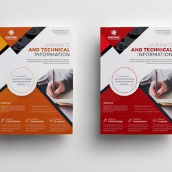 Magnificent Classic Professional Business Flyer Design Template Graphic Mega Flyers Fit