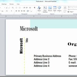 Fine Best Of Microsoft Office Business Card Template In
