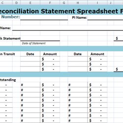 Tremendous Simple Bank Reconciliation Template Excel Statement Format Account Spreadsheet Sheet Balance