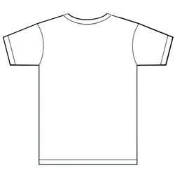 Excellent Shirt Template Regarding Blank Tee Sample Printable