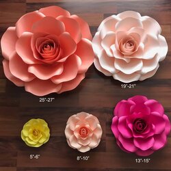 Super Free Paper Flower Petal Template Striking Templates Sample