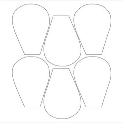 Admirable Best Flower Petal Template Ideas That You Will Like On Petals Crepe Templates Free Printable