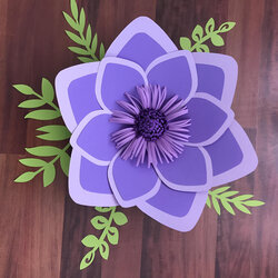 Petal Printable Paper Flowers Template Trace Cut Art Flower Flat Crafty Sagittarius Choose Board Crafts