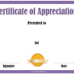 Spiffing Free Editable Certificate Of Appreciation Customize Online Print At Template Printable Award Border