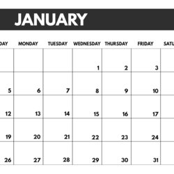 High Quality Free Monthly Calendar Template Paper Trail Design January