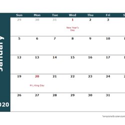Monthly Calendar Template Free Printable Templates Word Document File