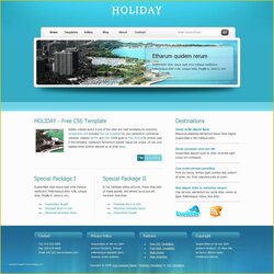 Sterling Basic Website Templates Free Download Web Template Sample Holiday Travel Layout Site Premium Landing