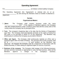 Exceptional Free Sample Operating Agreement Templates In Google Docs Ms Word Template Business Corp Needs