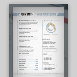 Preeminent Best One Page Resume Templates Simple To Use Format Examples Word Ready Template
