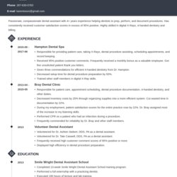 The Highest Quality One Page Resume Templates To Fill In Download Template Format Examples Pages Diamond