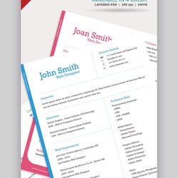 Very Good Best One Page Resume Templates Simple To Use Format Examples Professional