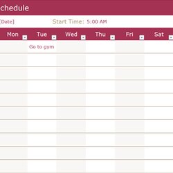 The Highest Quality Daily Calendar Template Cards Design Templates Schedule Excel Office Planner Word Sample