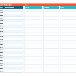 Outstanding Daily Calendar Templates To Plan Your Day Tricks Microsoft Excel