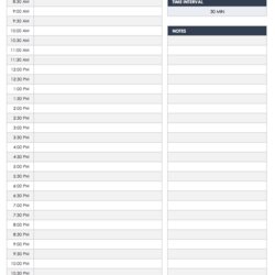 Daily Calendar Template Excel Templates Log