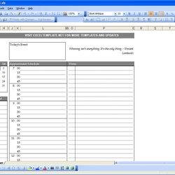 Excel Daily Schedule Template Templates Images Planner