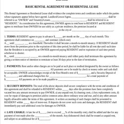 Excellent Rental Agreement Templates Free Word Documents Download Lease Template Apartment Agreements South