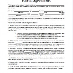 The Highest Quality Rental Agreement Template Word Business Similar Posts