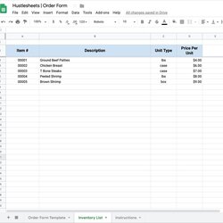 Supreme Purchase Order Form Template For Google Sheets And Excel