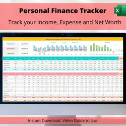 Fine Personal Finance Tracker Excel Template