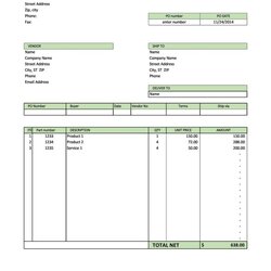Superior Free Purchase Order Templates In Word Excel