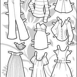 Superb And Yet More Clothing For The Ms Mannequin Printable Paper Dolls Clothes Doll Drawing Color