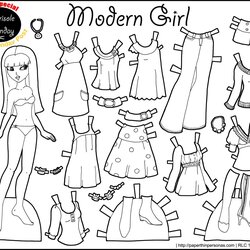 Terrific Paper Doll Clothing Templates Template Wondrous Inspirations