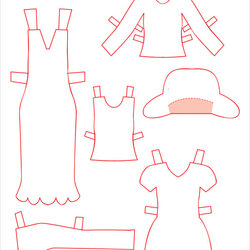 Fantastic Free Paper Doll Samples In Ms Word Template Dress Templates