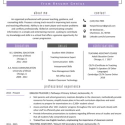 High Quality Teacher Resume Examples Mt Home Arts Template Samples Writing Teachers Teaching Sample