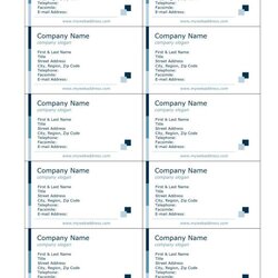 Free Blank Business Card Template Microsoft Word In Cards Sample Templates