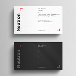 The Highest Quality Minimal Business Card Template Creative Daddy