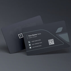 Spiffing Minimal Business Card Design Template Preview