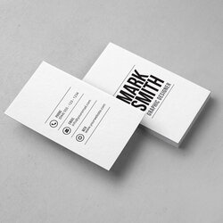 Minimal Business Card Template Graphic Pick Simple Individual Clean Cart Checkout