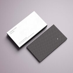 Fine Minimal Business Card Template Poster Cards Frame Smart Big