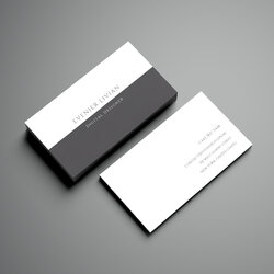 Cool Minimal Business Card Template Cards Big Copy