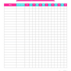 Monthly Bill Organizer Template Excel Online Spreadsheet Regarding Home Finance And Printable Payment