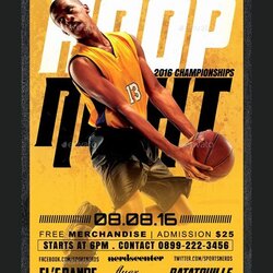 Excellent New Basketball Flyer Templates Free Premium In