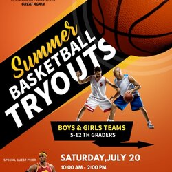 Exceptional Copy Of Basketball Flyer Template Ts