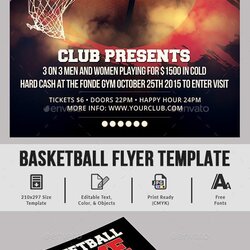 Worthy Basketball Flyer Template Templates