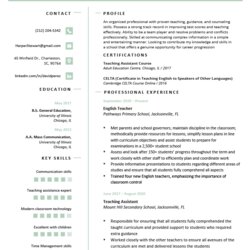 Spiffing Education Resume Examples And Writing Tips Teacher Resumes Sample Job Template Example