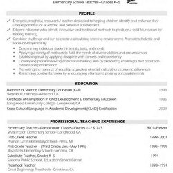 Smashing Best Images About Resumes On Teacher Resume Template Job Examples Sample Elementary Education