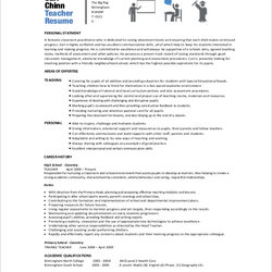 The Highest Quality Free Sample Teacher Resume Templates In Ms Word Job Format Experience Without For