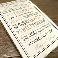 Great Wedding Welcome Letters Note